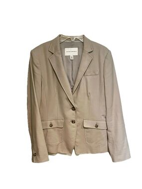Banana Republic Womens Blazer Classic Stretch Tailored Single-Breasted Size 8